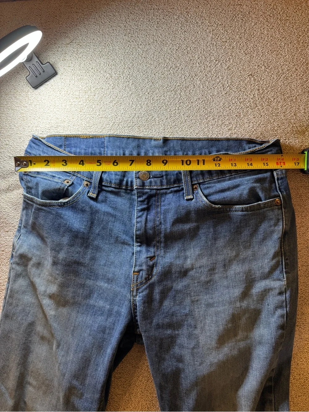 Levi’s 511 Slim Fit Jeans Mens 33x30 Blue Stretch Denim Medium Wash